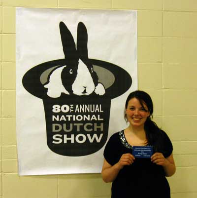 Kristy with 2008 blue winner